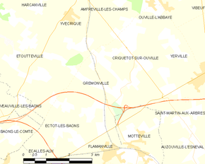 Poziția localității Grémonville