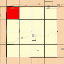 Summit Township, Adair County, Iowa.svg'yi vurgulayan harita