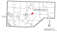 Map of Blooming Valley, Crawford County, Pennsylvania.png