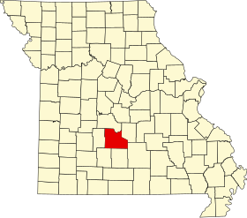 Map of Missouri highlighting Laclede County.svg