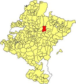 Kaart van Lizoáin-Arriasgoiti