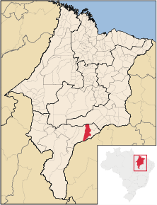 Poziția localității São Félix de Balsas