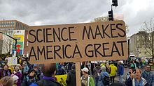 Handmade sign with a variation on "Make America Great Again" March for Science, PDX, 2017 - 29.jpg