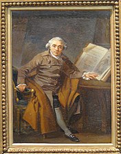 Portrait présumé de Jean-Jacques Lagrenée dit Portrait d'un homme dans un manteau croisé (vers 1787), Paris, musée Cognacq-Jay[7].