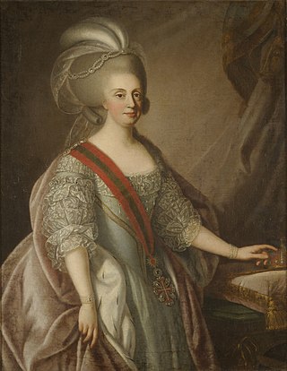 <span class="mw-page-title-main">Maria I of Portugal</span> Queen of Portugal (1734–1816; ruled 1777-1816)