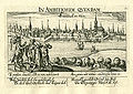 “Emmerich am Rhein”. Kupferstich (eigentlich Kupferradierung), 1625. Aus : Daniel Meisner’s Schatzkästlein, Ausgabe bei Eberhard Kieser, Frankfurt a.M.