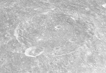 Oblique Apollo 17 Mapping Camera image, facing south Meitner crater AS17-M-1592.jpg