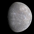 Image 1 Mercury (planet) Photograph: NASA/APL/CIS; edit: Jjron Mercury is the smallest and closest to the Sun of the eight planets in the Solar System. It has no known natural satellites. The planet is named after the Roman deity Mercury, the messenger to the gods. More selected pictures