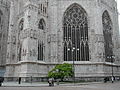 Detail of the Cathedral of Milan, in Italy