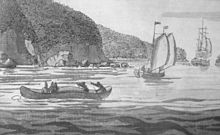 The case recognized the traditional role of fishing in Mi'kmaq culture. Shown is a seagoing canoe used for fishing and transport. Atlantic Neptune, ca 1770 Miqmaq Canoe Fundy Desbarres.jpg