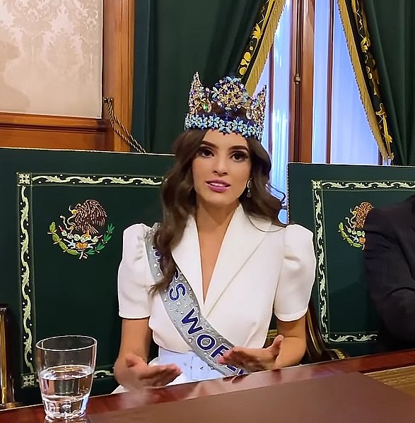 Image: Miss Mexico, Vanessa Ponce in 2018