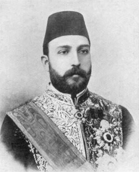 Tewfik Pasha (1852–1892), the Ottoman Khedive of Egypt and Sudan between 1879 and 1892