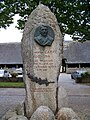 Monument à Corentin Carré, place centrale du Faouët.