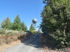 NEXRAD weather radar of the National Weather Service on Dixie Mountain Road.