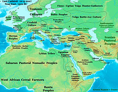 Image 20Egypt and its world in 1300 BC. (from History of ancient Egypt)