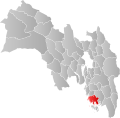 Kart over Fredrikstad