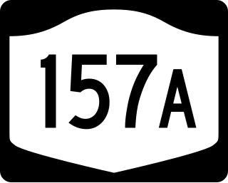 <span class="mw-page-title-main">New York State Route 157A</span> State highway in Albany County, New York, US