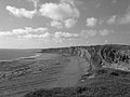 Nash Point in South Wales, looking west along the coastline