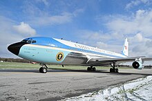 Le VC-137C SAM 26000 au National Museum of the United States Air Force.