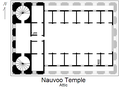 Floorplan of the Nauvoo Temple attic
