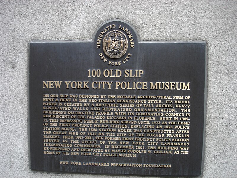 File:New York City Police Museum Plaque (WTM by official-ly cool 013).jpg