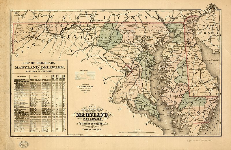 File:New railroad map of the state of Maryland, Delaware, and the District of Columbia. Compiled and drawn by Frank Arnold Gray. LOC 98688491.jpg