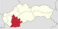 Nitriansky kraj a Slovakia.svg