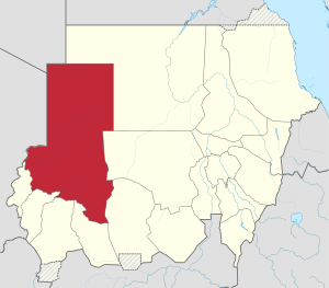 Северный Дарфур на карте