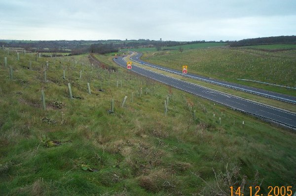 Clapham bypass near Oakley