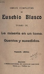 Eusebio Blasco: Obras completas