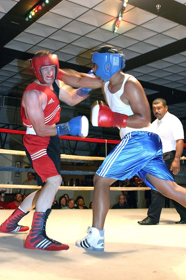 Headgear is no longer mandatory in amateur and Olympic boxing.