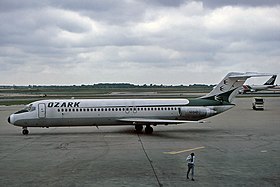 N994Z, le Douglas DC-9 impliqué dans l'accident, ici photographié en septembre 1979.
