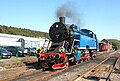 PKP locomotief TKt48-87 ingebruik bij de Chemins de Fer à Vapeur des 3 Vallées te Treignes.