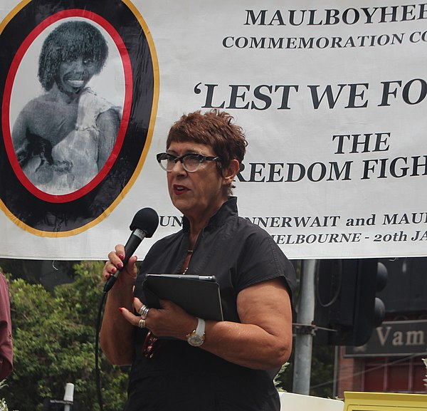 Boonwurrung Elder N'Arweet Carolyn Briggs.