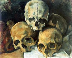 Paul Cezanne - Pyramid of Skulls.JPG