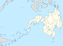 Замбоанга. Карта розташування: Мінданао