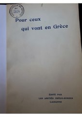Pierre de Coubertin, Pour ceux qui vont en Grèce, 1932    