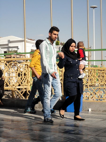 File:Pilgrims and People around the Holy shrine of Imam Reza at Niruz days - Mashhad - Khorasan - Iran 069.JPG