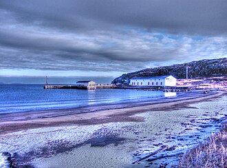 Wharf in the morning Pinware, NL - Wharf in the Morning.jpg