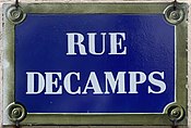 Plaque Rue Decamps - Paris XVI (FR75) - 2021-08-17 - 3.jpg