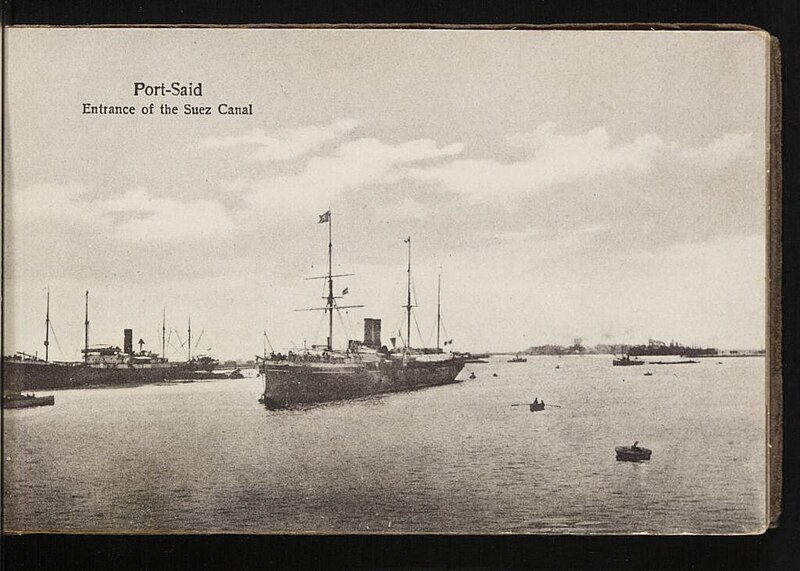 File:Port Said, Entrance of the Suez Canal (n.d.) - front - TIMEA.jpg