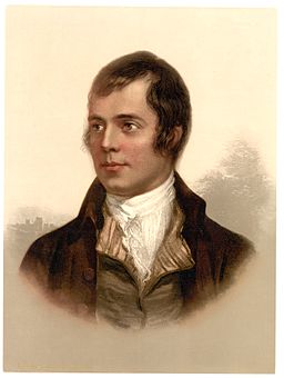 Portrait of Robert Burns Ayr Scotland