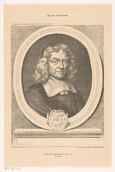 File:Portret van Constantijn Huygens Bij een eeuwfeest (originele titel op object), RP-P-1906-1218.jpg