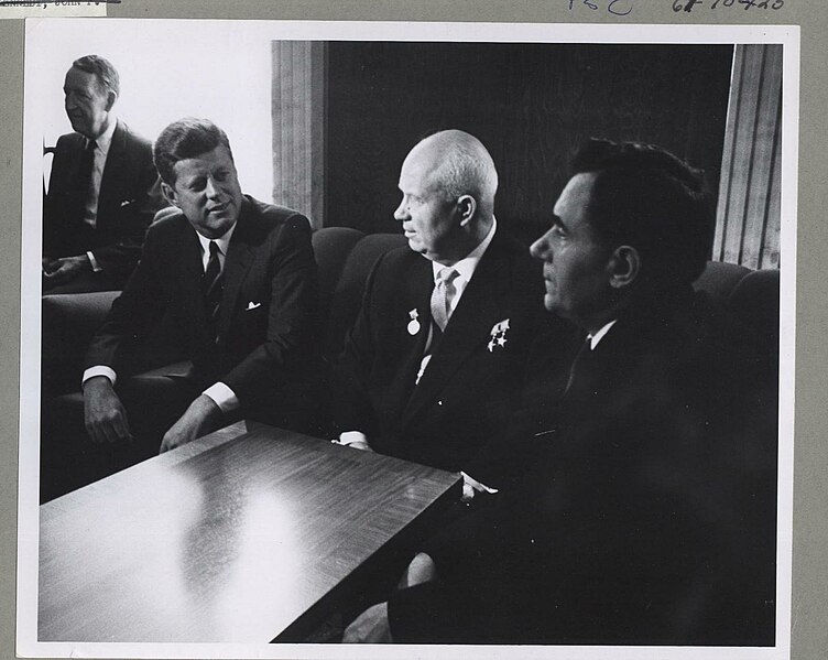 File:President Kennedy Meets with Khrushchev - Flickr - The Central Intelligence Agency.jpg