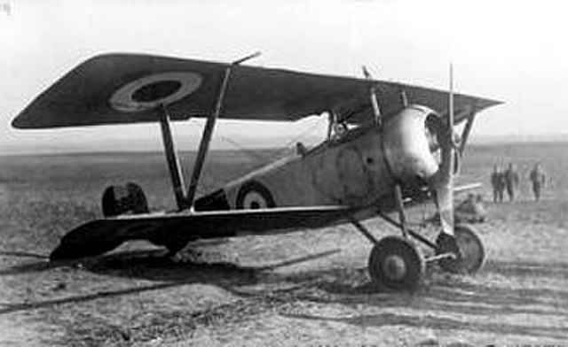 Nieuport 17, a type flown by Ball in No. 60 Squadron