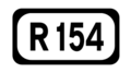 File:R154 Regional Route Shield Ireland.png