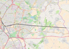 Spoorlijn Fives - Baisieux op de kaart