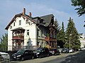 Apartment building in open development