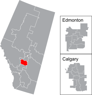 <span class="mw-page-title-main">Red Deer—Lacombe</span> Federal electoral district in Alberta, Canada