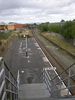 Reddish South railway station Railway station in Reddish, England